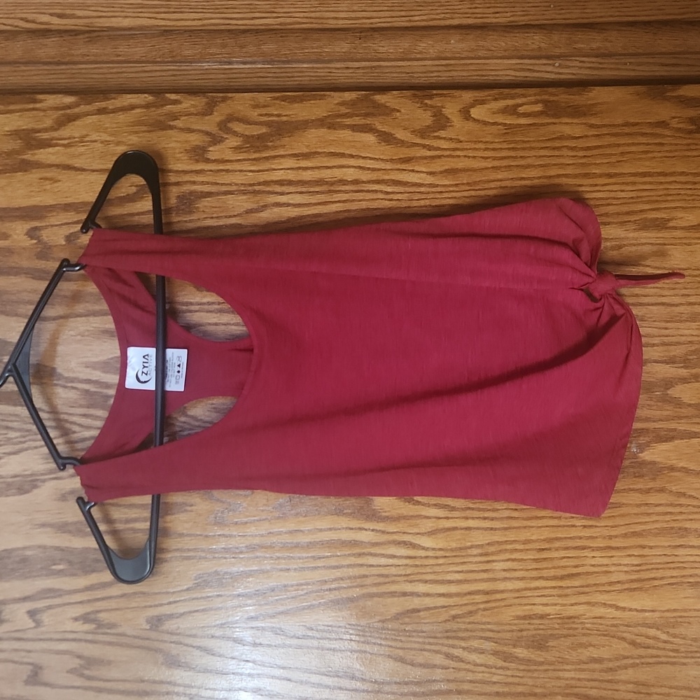 ZYIA Active Women's Knot Just a Cute Tank Top Size XS
